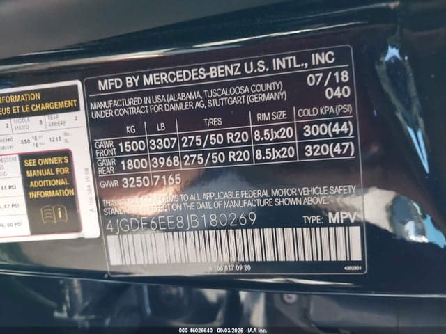 2018 MERCEDES-BENZ GLS 450 4MATIC 9
