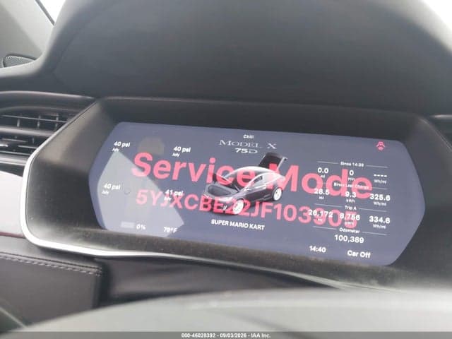 2018 TESLA MODEL X 100D/75D/P100D 7