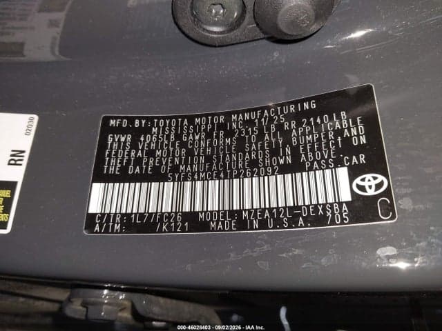 2026 TOYOTA COROLLA SE 9