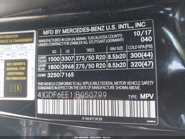 2018 MERCEDES-BENZ GLS 450 4MATIC 9