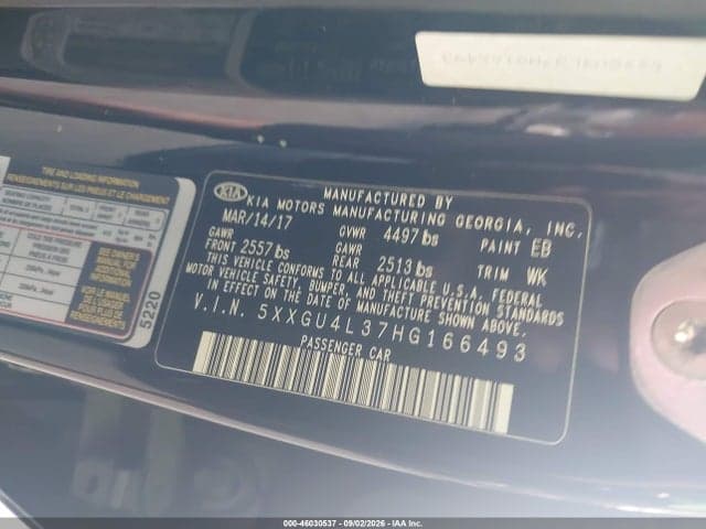 2017 KIA OPTIMA EX 9