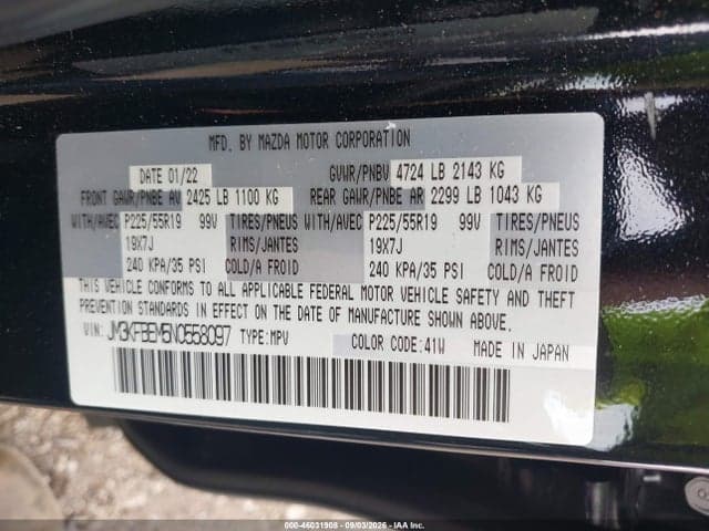 2022 MAZDA CX-5 2.5 S PREMIUM PLUS 9