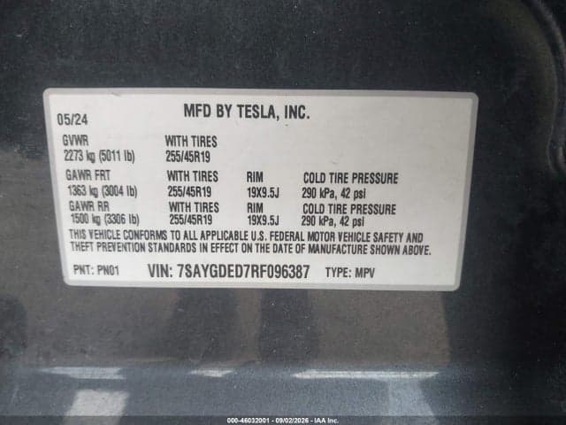 2024 TESLA MODEL Y 9