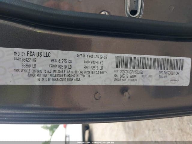 2017 DODGE CHARGER SXT AWD 9