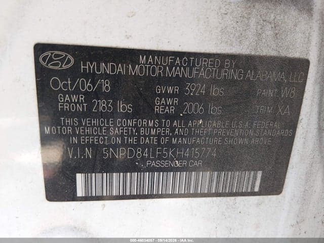 2019 HYUNDAI ELANTRA SEL 9