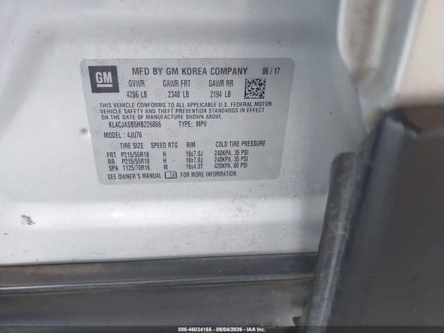 2017 BUICK ENCORE PREFERRED 9