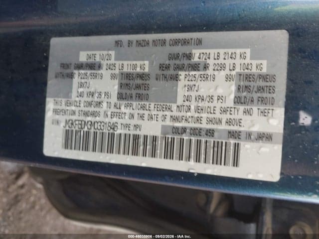 2021 MAZDA CX-5 GRAND TOURING 9