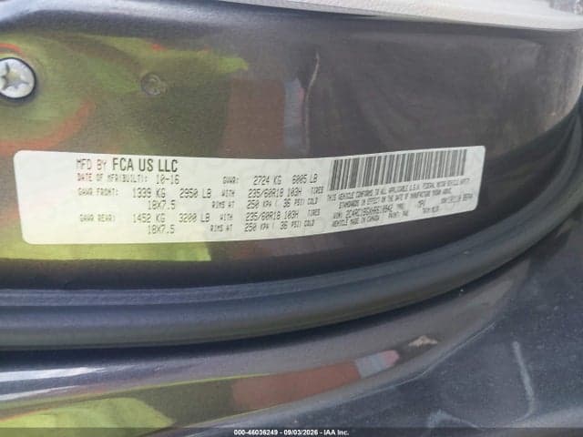 2017 CHRYSLER PACIFICA TOURING-L 9