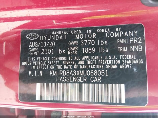 2021 HYUNDAI VENUE SE 9