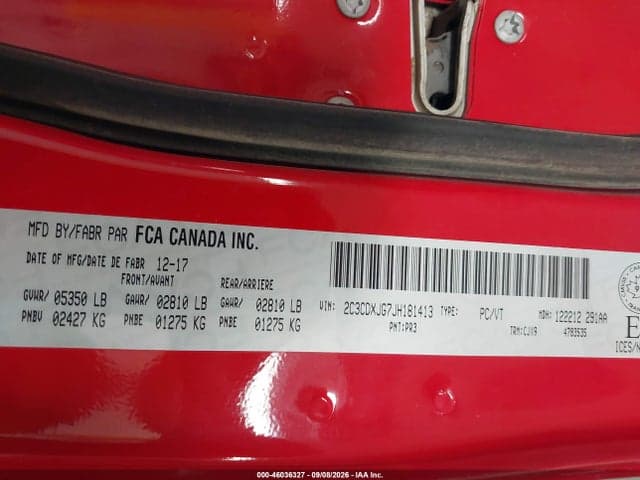 2018 DODGE CHARGER GT 9
