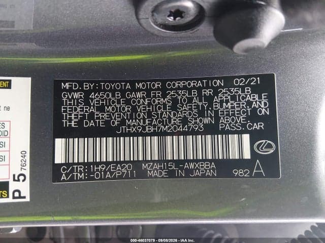 2021 LEXUS UX 250H 4