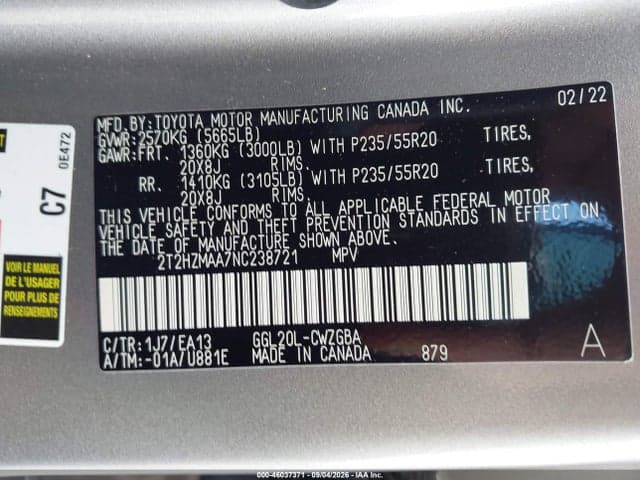 2022 LEXUS RX 350 9