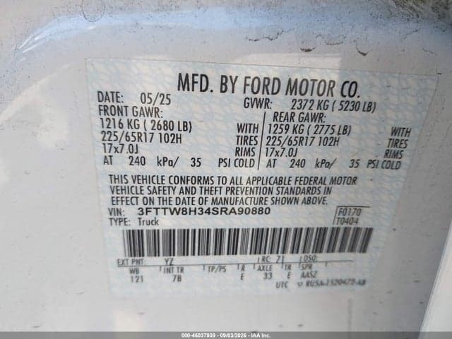 2025 FORD MAVERICK XLT 9