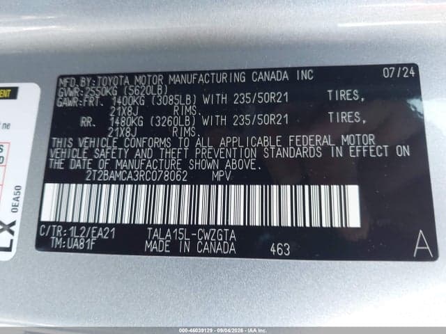 2024 LEXUS RX 350 PREMIUM 9