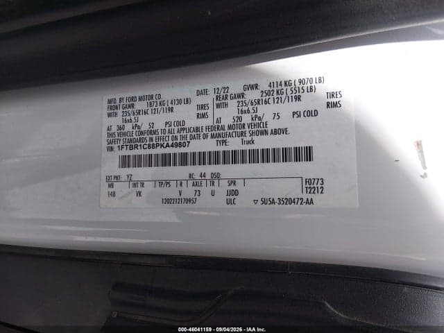 2023 FORD TRANSIT-250 9