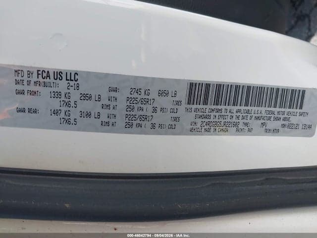 2018 DODGE GRAND CARAVAN SE PLUS 9