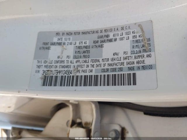2017 MAZDA MAZDA3 SPORT 9