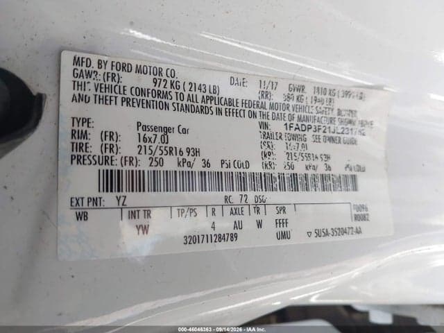 2018 FORD FOCUS SE 9