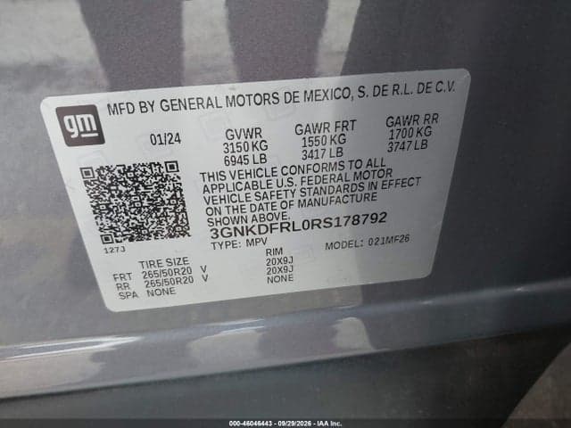 2024 CHEVROLET BLAZER EV POLICE PACKAGE EAWD 2FL 9