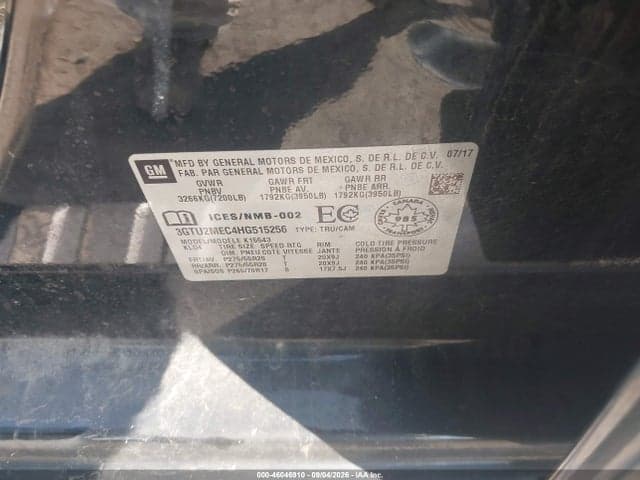 2017 GMC SIERRA 1500 SLE 9