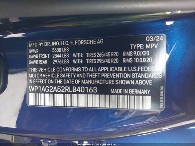 2024 PORSCHE MACAN S 9