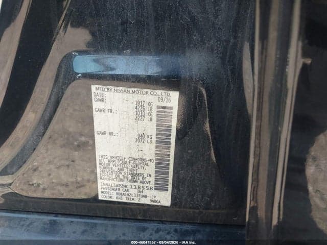 2017 NISSAN ALTIMA 2.5 SR 7