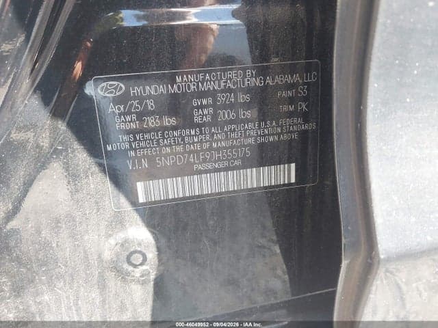 2018 HYUNDAI ELANTRA SE 9