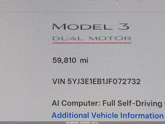 2018 TESLA MODEL 3 LONG RANGE/PERFORMANCE 13