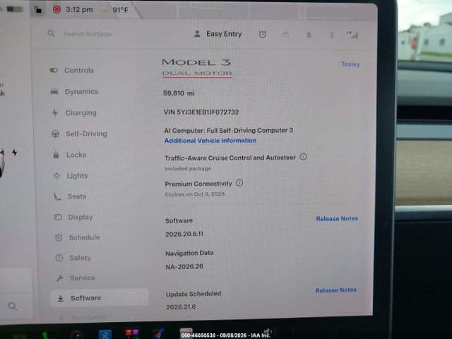 2018 TESLA MODEL 3 LONG RANGE/PERFORMANCE 7