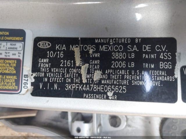 2017 KIA FORTE LX 9
