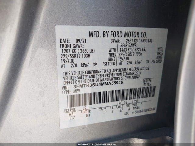2021 FORD MUSTANG MACH-E PREMIUM 9