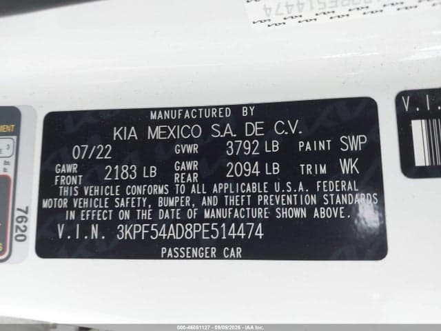 2023 KIA FORTE GT-LINE 9