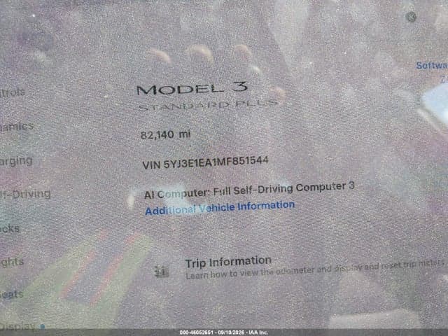 2021 TESLA MODEL 3 STANDARD RANGE PLUS REAR-WHEEL DRIVE 19