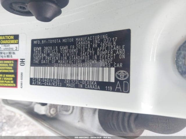 2017 TOYOTA COROLLA SE 9