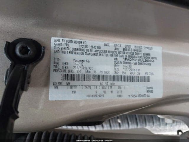 2018 FORD FOCUS SE 9