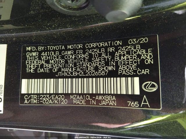 2020 LEXUS UX 200 9