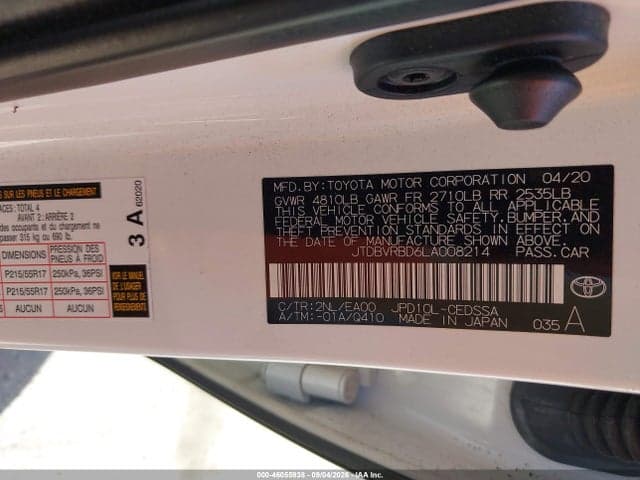 2020 TOYOTA MIRAI 9