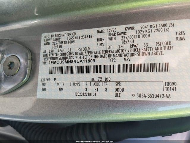 2024 FORD ESCAPE ST-LINE 9