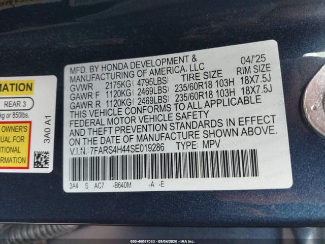 2025 HONDA CR-V EX AWD 9