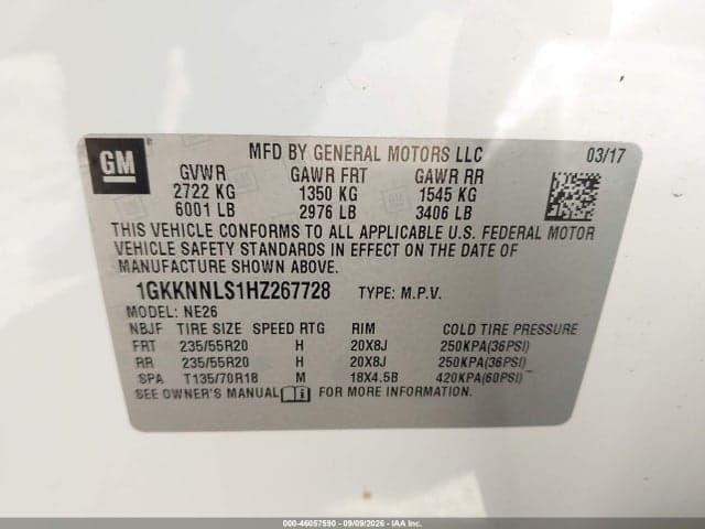 2017 GMC ACADIA SLT-2 9