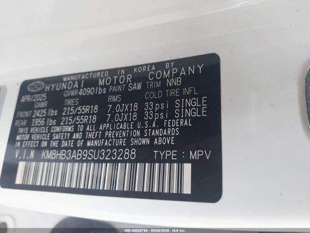 2025 HYUNDAI KONA SEL 9