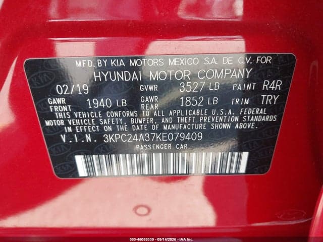 2019 HYUNDAI ACCENT SE 9