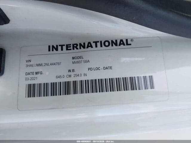 2022 INTERNATIONAL MV 8