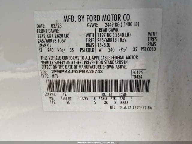 2023 FORD EDGE SEL 7