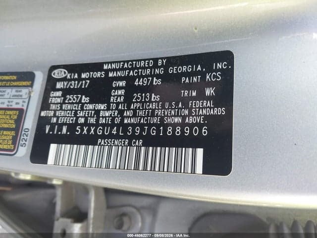 2018 KIA OPTIMA EX 9