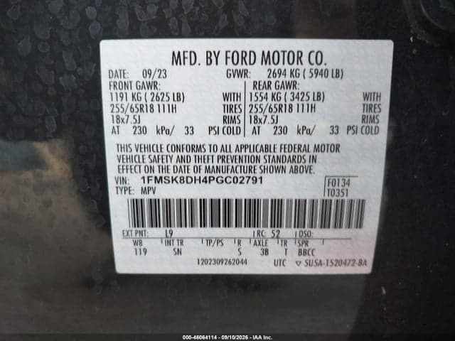 2023 FORD EXPLORER XLT 9