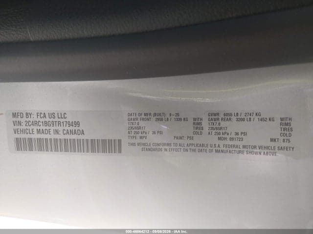 2026 CHRYSLER PACIFICA SELECT 9