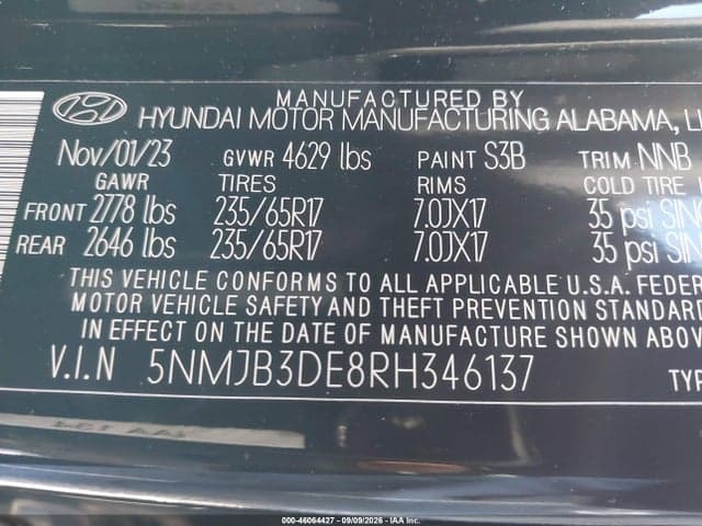 2024 HYUNDAI TUCSON SEL 9