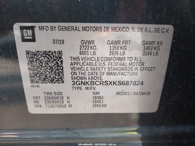 2019 CHEVROLET BLAZER 9