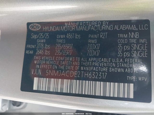 2026 HYUNDAI TUCSON SE 9